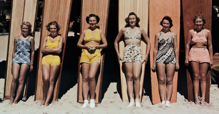 1939-1940 swimsuits and bikini suits