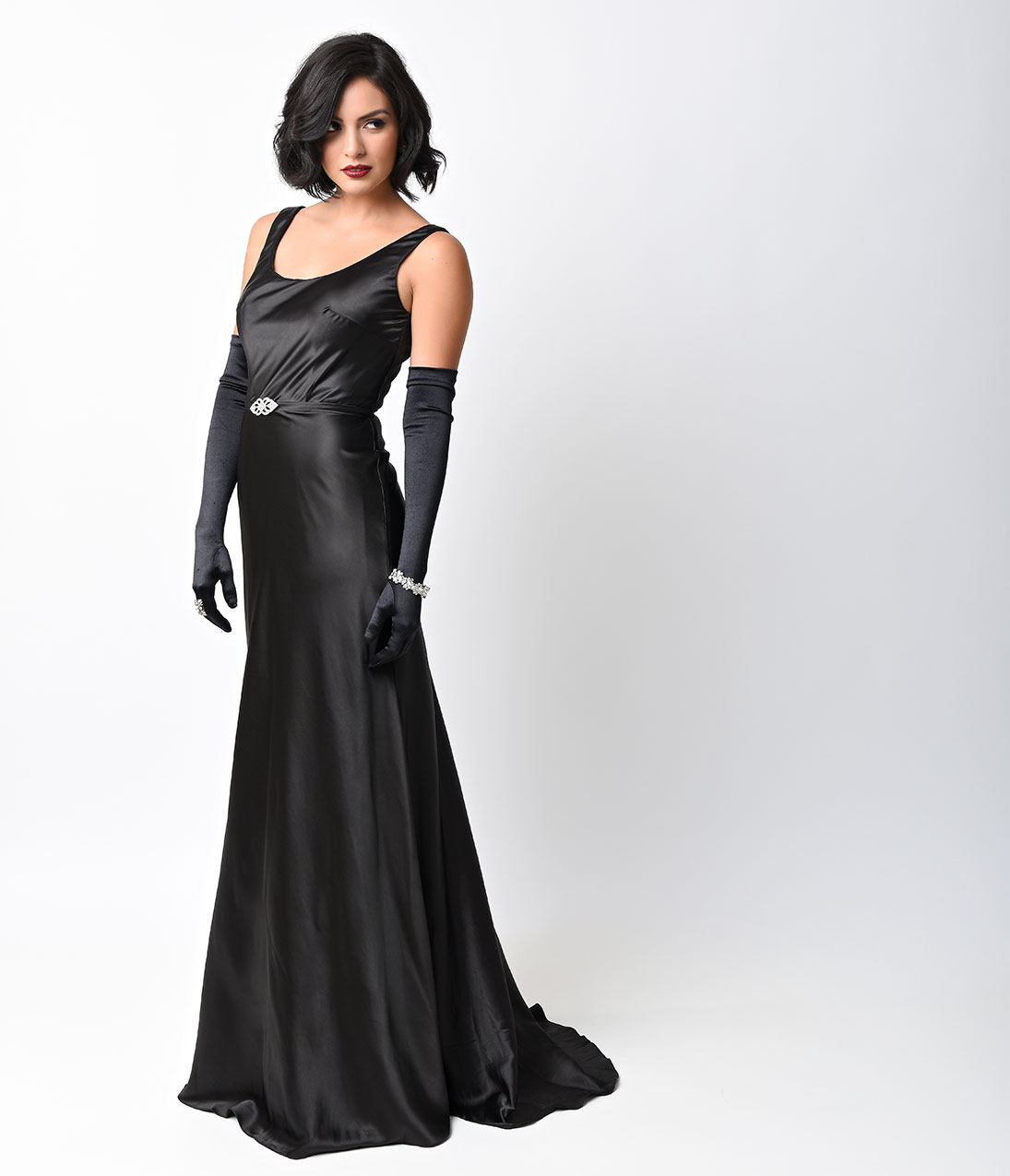 1930s Evening Dress, Art Deco Gown, Party Dress