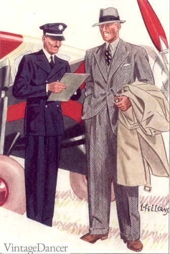 Accurate 1930s Car Show Outfits &#8212; Elegant Art Deco Car Show Outfit Ideas for Men, Vintage Dancer