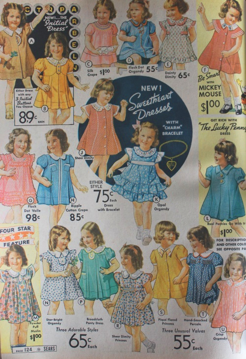 1930s Toddler Girls Dresses