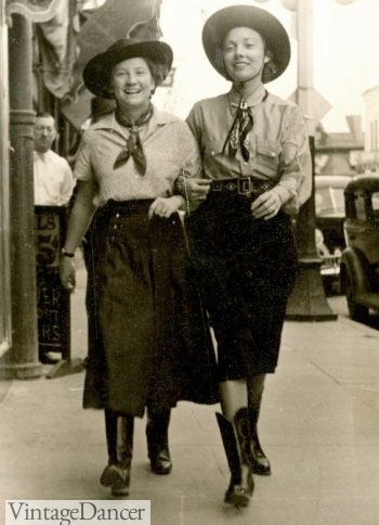 1930s Western Wear Street Fashion
