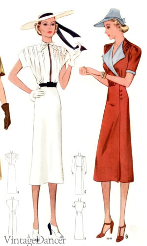 1930s white dress