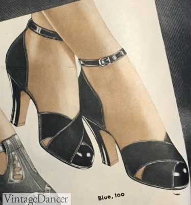 1930s evening shoes dressy formal heels pumps
