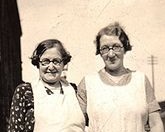 1930 ladies with round glasses