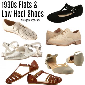 1930s style flats-casual to dressy