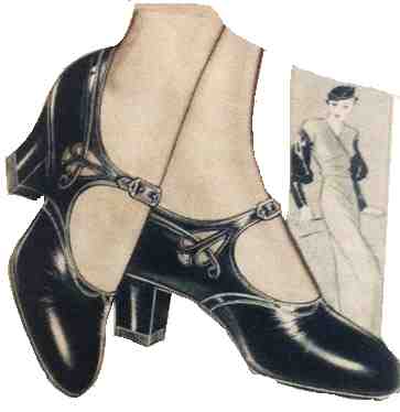 1930s Shoes History Popular Styles For Women