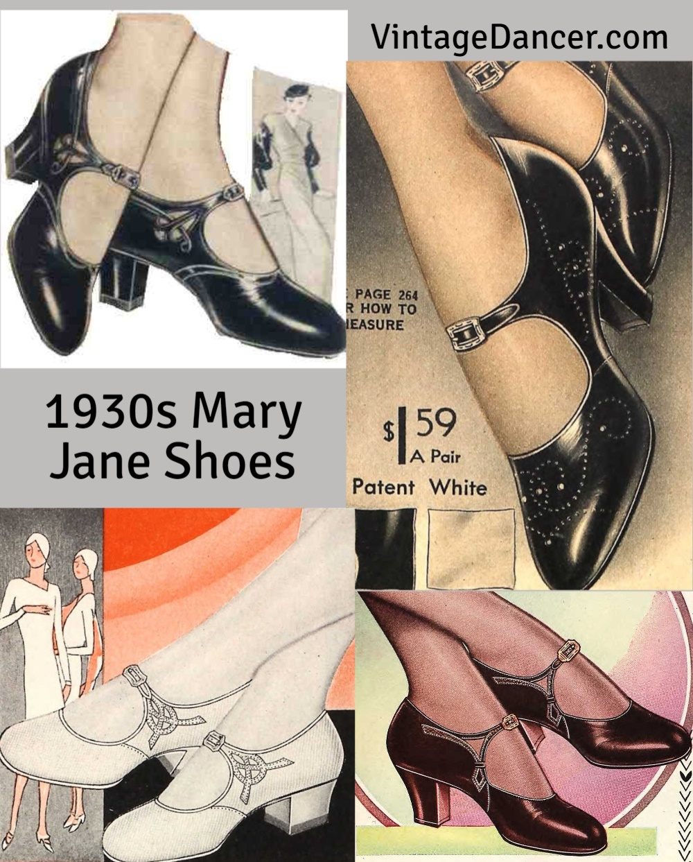 1930s Shoes History Popular Styles for Women
