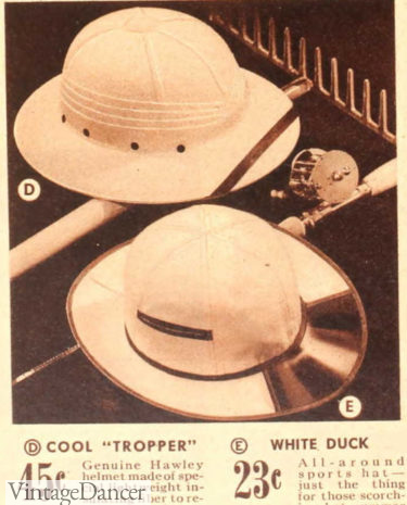 1930s Men&#8217;s Hat Styles and Fashion History, Vintage Dancer