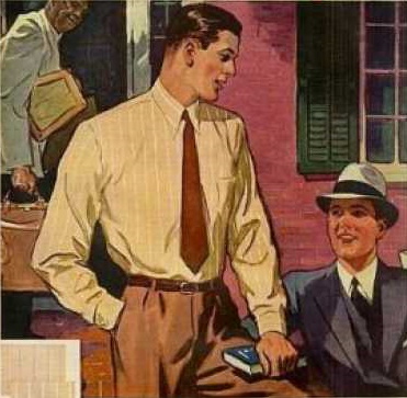 1930s Arrow Silk stripe shirts