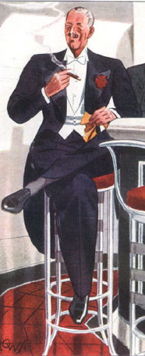 1930s men's white tie formalwear