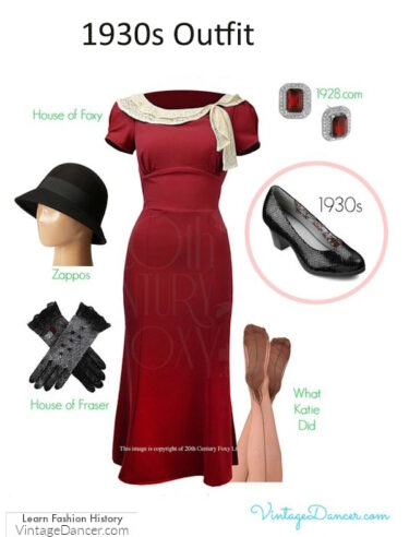 1930s outfit ideas, what to wear to the 1930s event