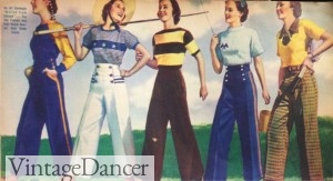 1930s Women's casual pants