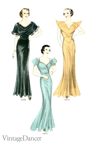 1930s party dresses