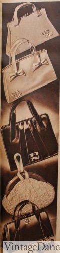 1930s short handle bags purses handbags