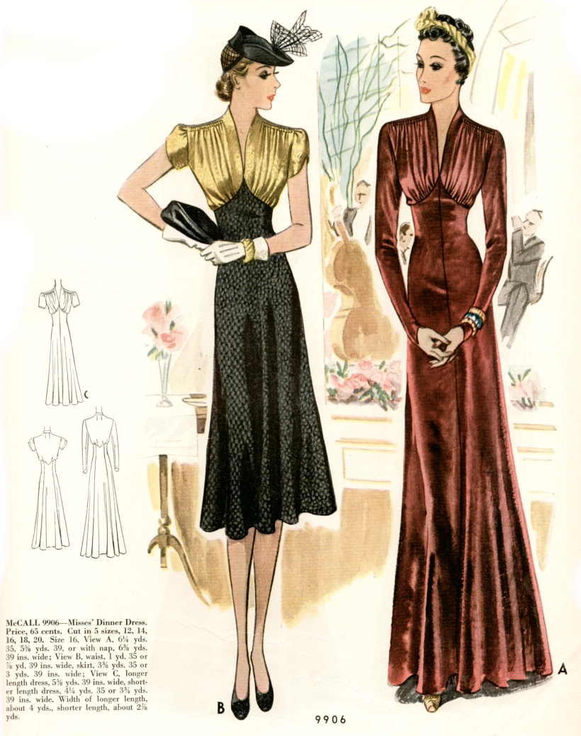 1930's formal attire