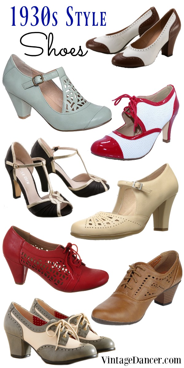 1930s Shoes History: Popular Styles for Women