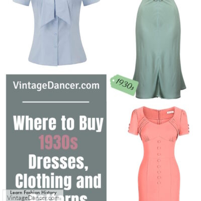 1930s Reproduction Brands, Clothing, Shoes Links