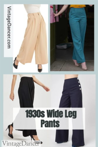Shop 1930s style pants / trousers