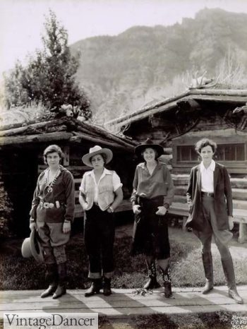 1930s Dude ranch vacationers