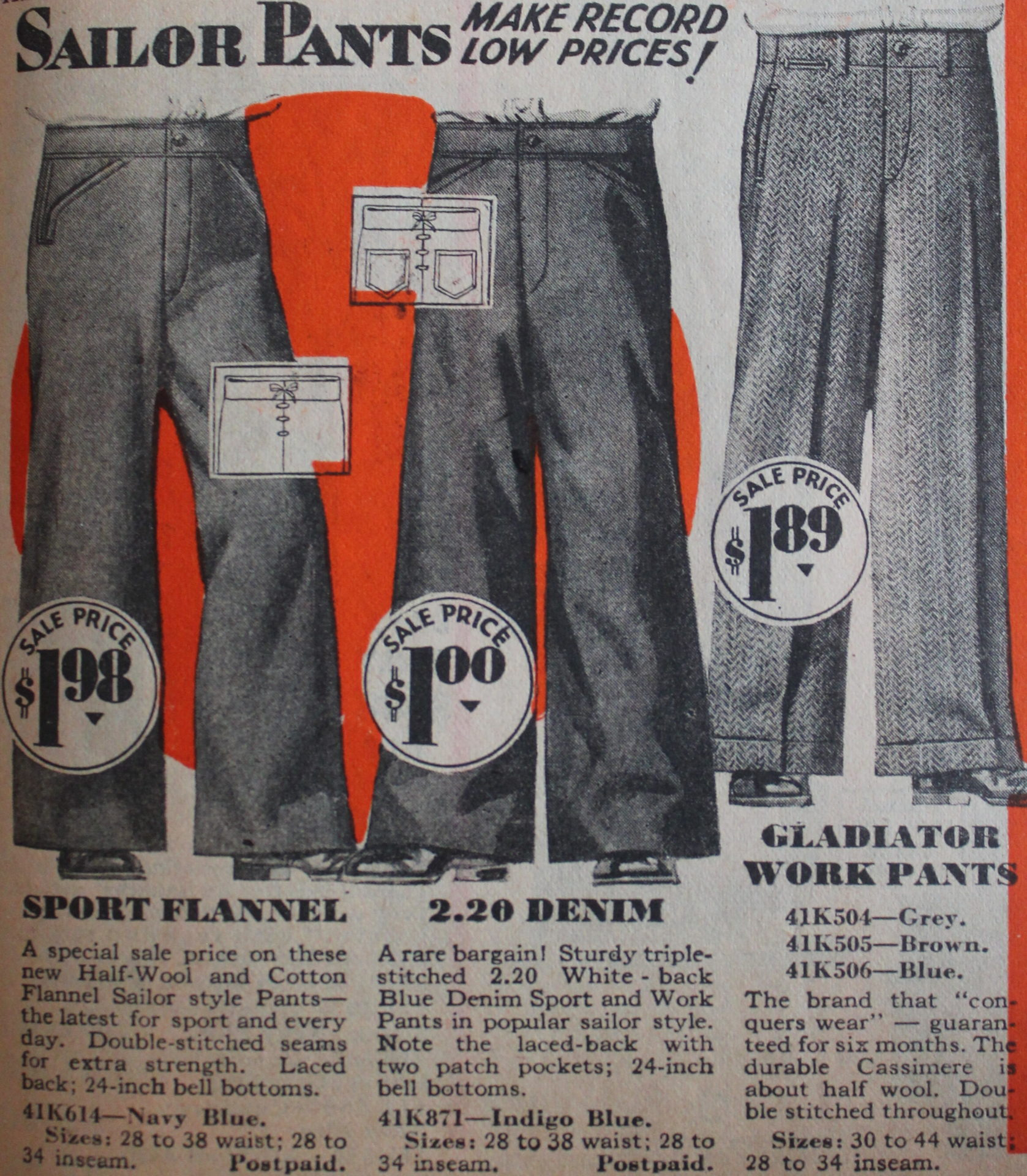 1930s Men's Workwear, Everyday Clothing