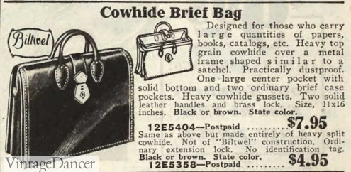 1931 mens satchel style brief bag
