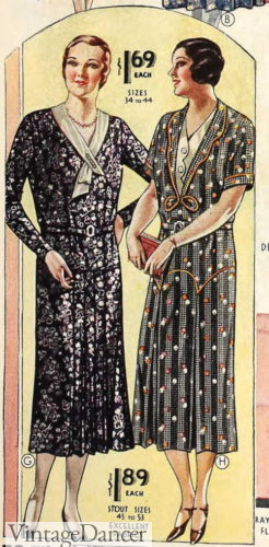 1930s plus size dresses 1931