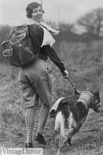 1931 hiking in sport togs