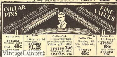 1931 collar pins