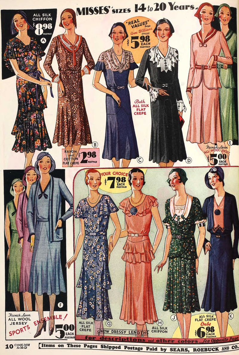 1930s Dress Styles in the Daytime, Vintage Dancer