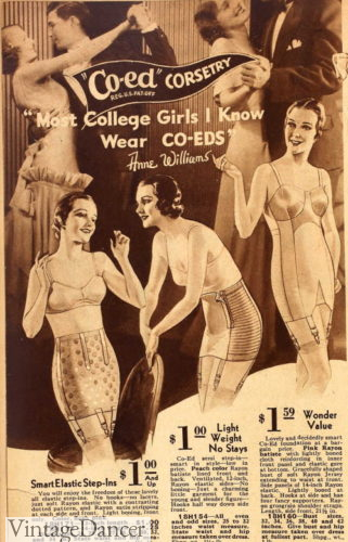 1932 Co-Ed girdles corsets