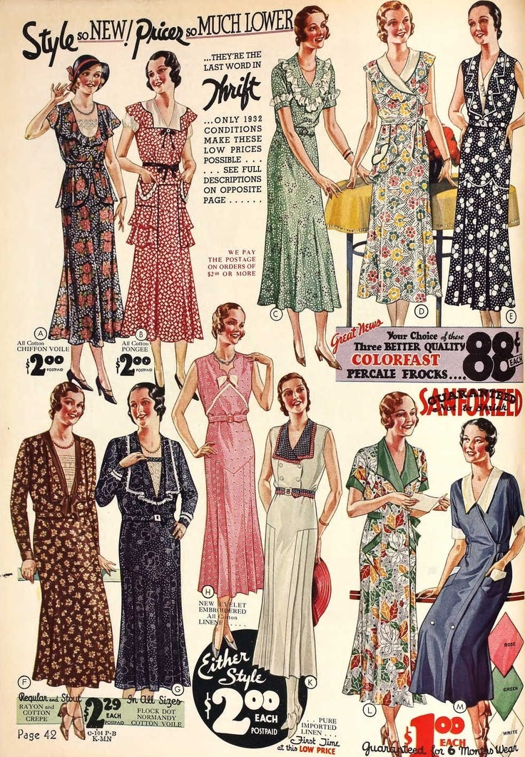 Vintage 1930s Dress Pictures
