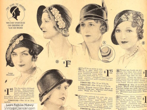 early 1930s hats cloche hats 1932