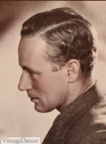 1930s Men&#8217;s Hairstyles, Mustaches, and Grooming Trends, Vintage Dancer
