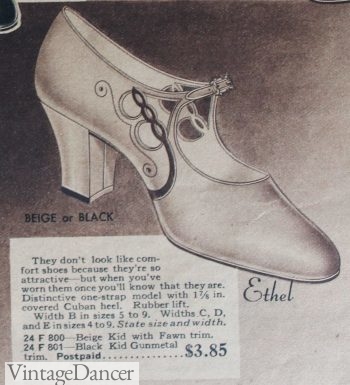 1930s evening shoes