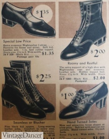 1933 lace up granny boots