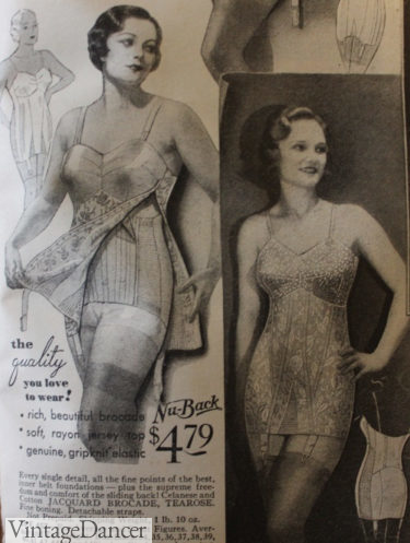 1933 layered corset
