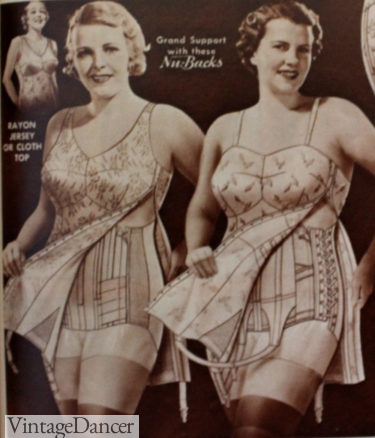 1933 belt and corset set with side lacing
