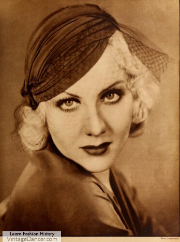 1930s Mary Brian wears a turban beret hat
