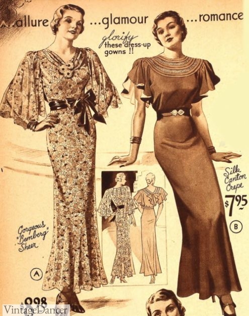 1930s party fashion