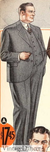 1930s vintage big and tall mens suit
