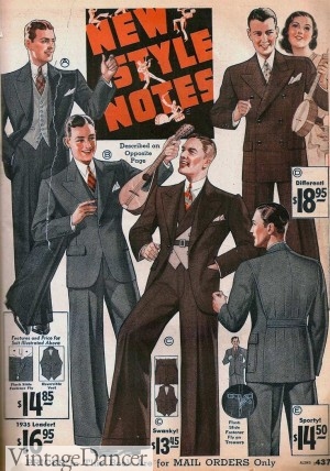 1934 Men's Winter Suits