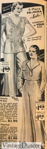 1930s pajamas plus size fashion 1930s