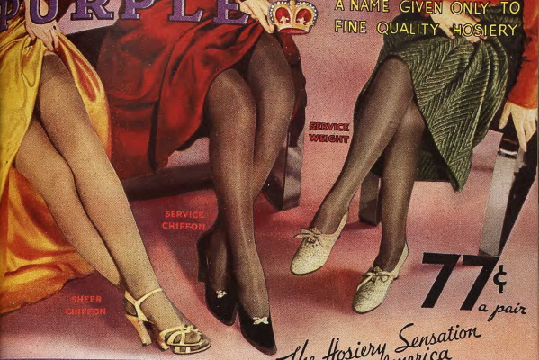Women's Back Seamed Pantyhose Elegant Retro Vintage Black Sheer