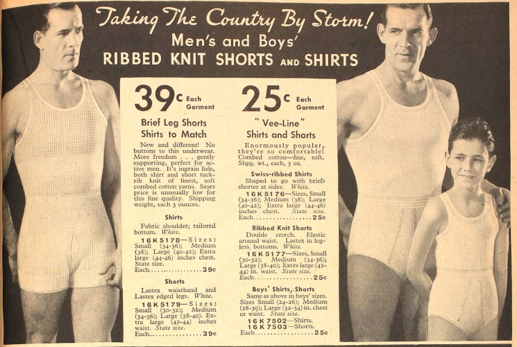 1930s Men's Underwear History