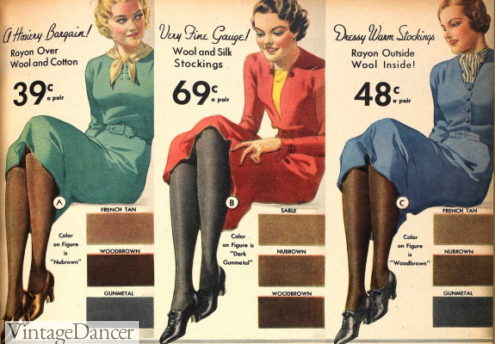 1935 stocking colors 