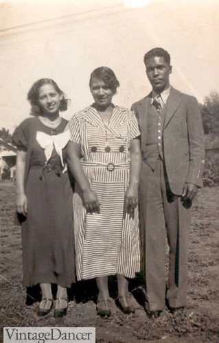 1935 homemade dresses 1930s Black Fashion, African American Clothing Photos