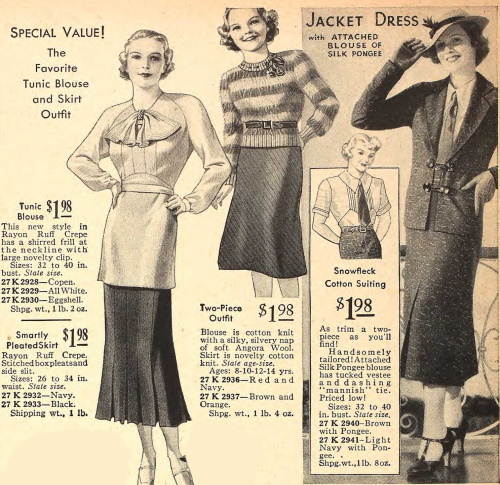 1930s Teenage Girls' Fashion