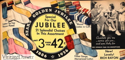 1936 basic socks for the entire family