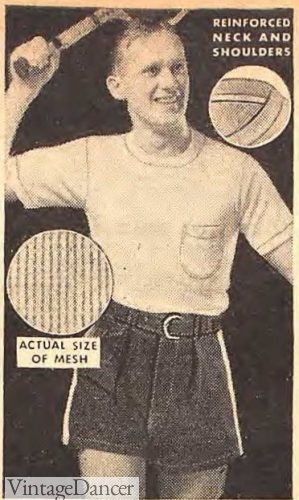 1930s mens tennis / camp shorts gym shorts athletics