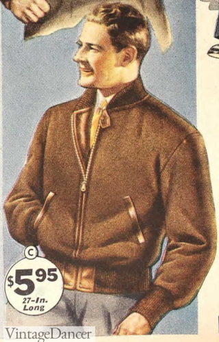 1930s mens suede leather jackets
